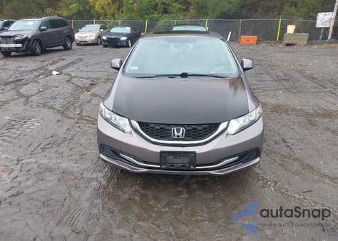 2013 Honda Civic Ex из США, поврежденный, VIN 19XFB2F87DE287444